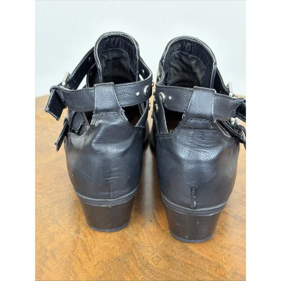 Sam Edelman Black Bootie Circus Studded Ankle Boots Womens Size 9.5 Ladies Shoes - Picture 6 of 7